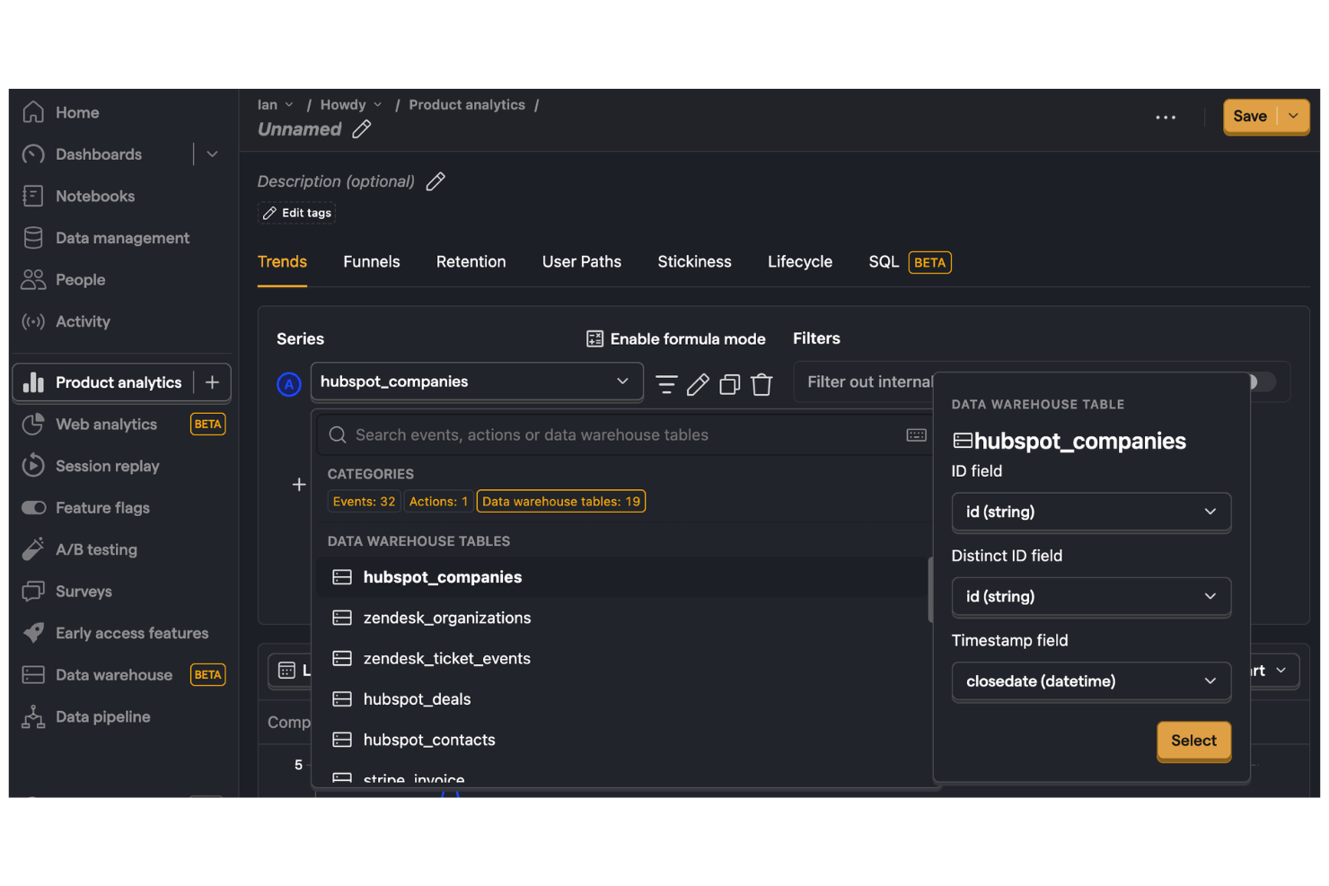  screenshot - PostHog-recension: Fördelar, nackdelar, funktioner och priser