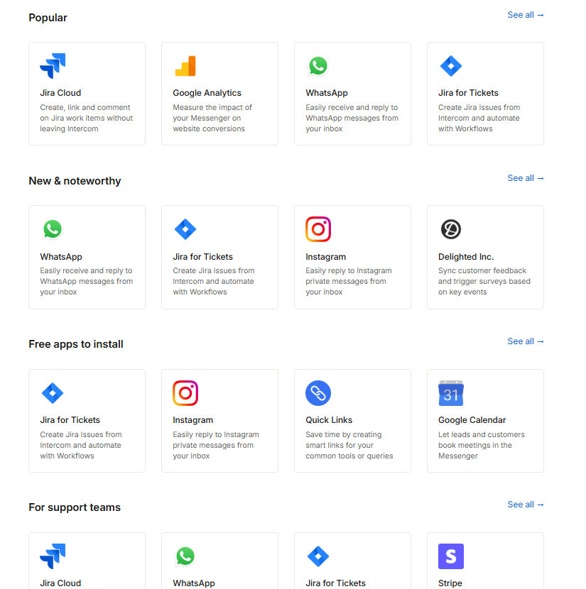  screenshot - Intercom-Bewertung: Vor- und Nachteile, Funktionen und Preise