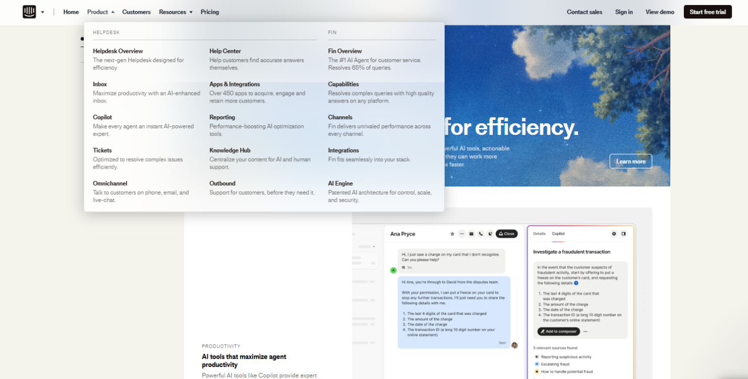  screenshot - Intercom-Bewertung: Vor- und Nachteile, Funktionen und Preise