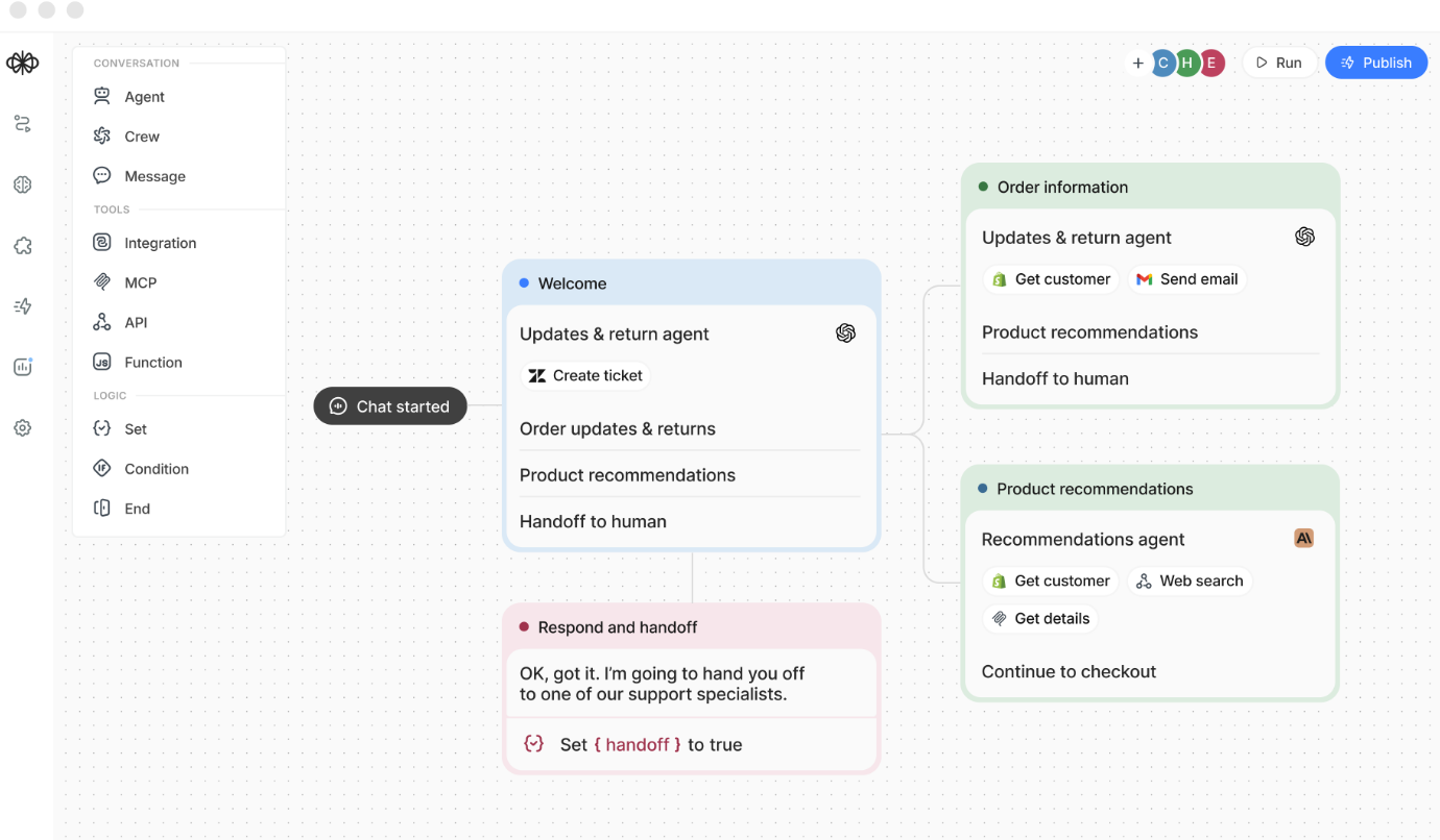 screenshot - Voiceflow Review: Pros, Cons, Features, and Pricing Explained