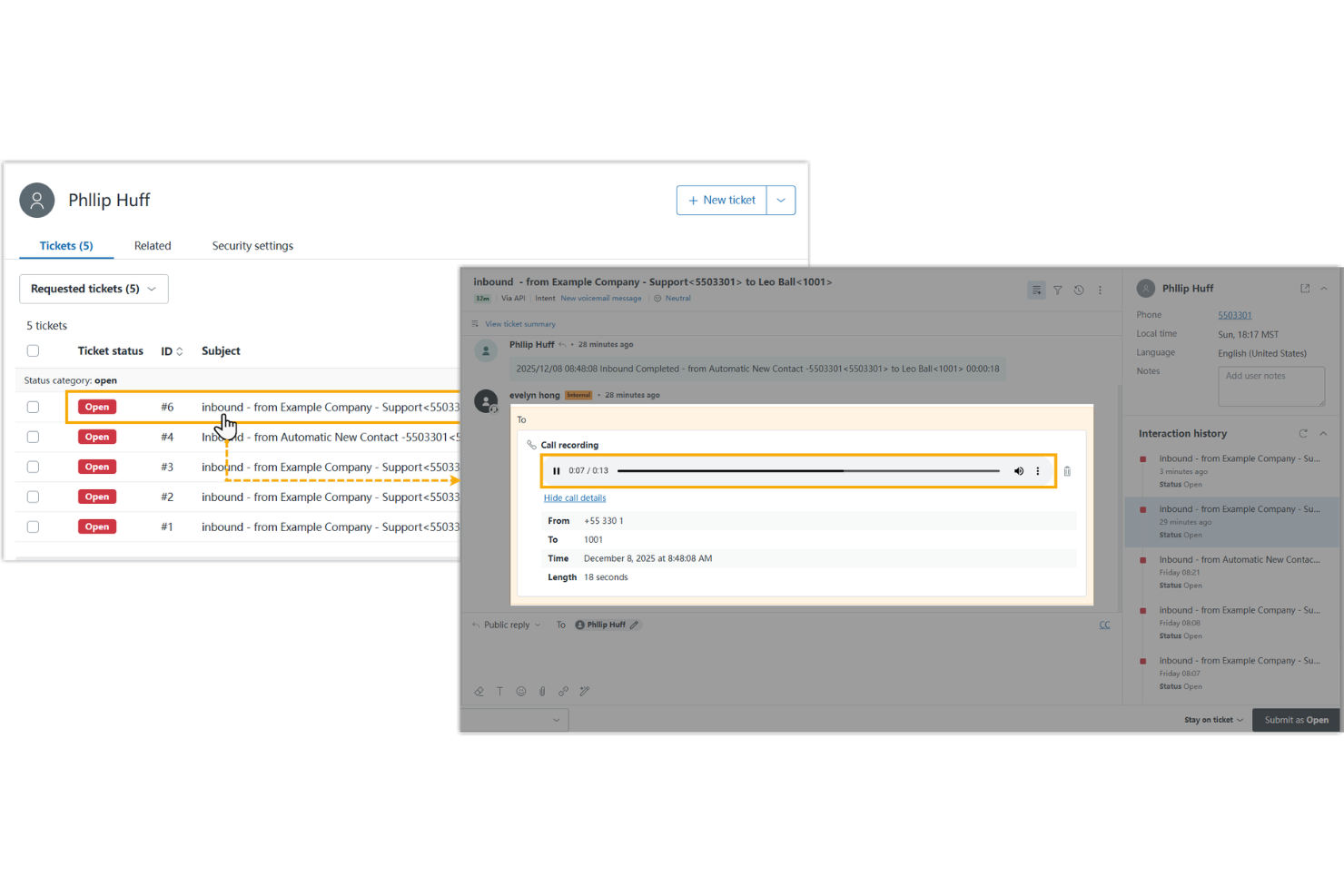  screenshot - Zendesk Talk -arvostelu: edut, haitat, ominaisuudet ja hinnoittelu selitettynä