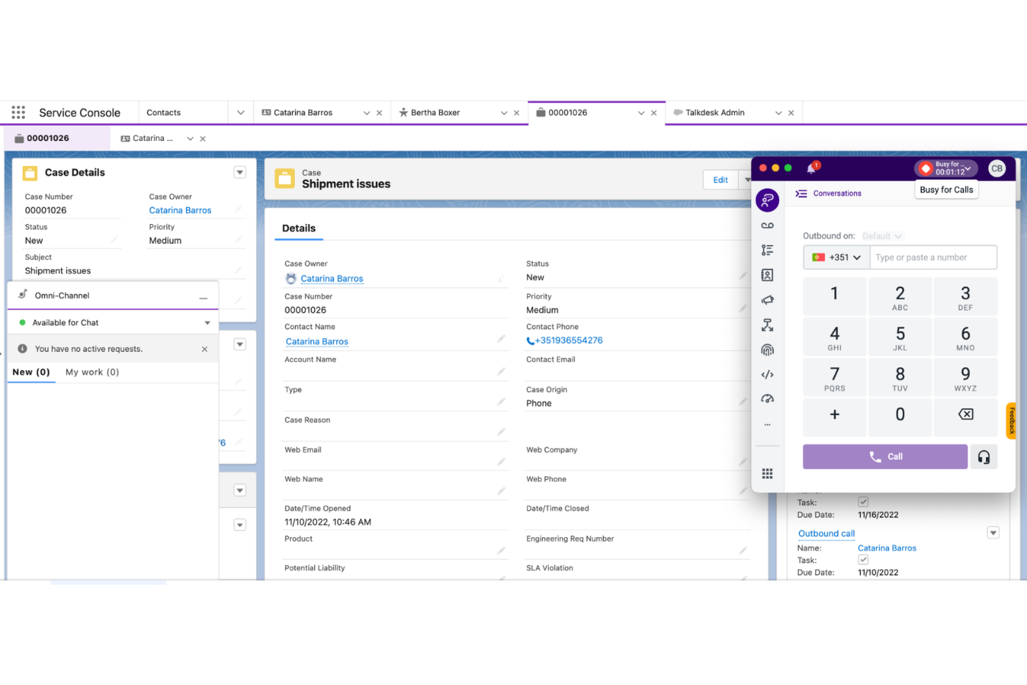  screenshot - Talkdesk-arvostelu: hyvät ja huonot puolet, ominaisuudet ja hinnoittelu