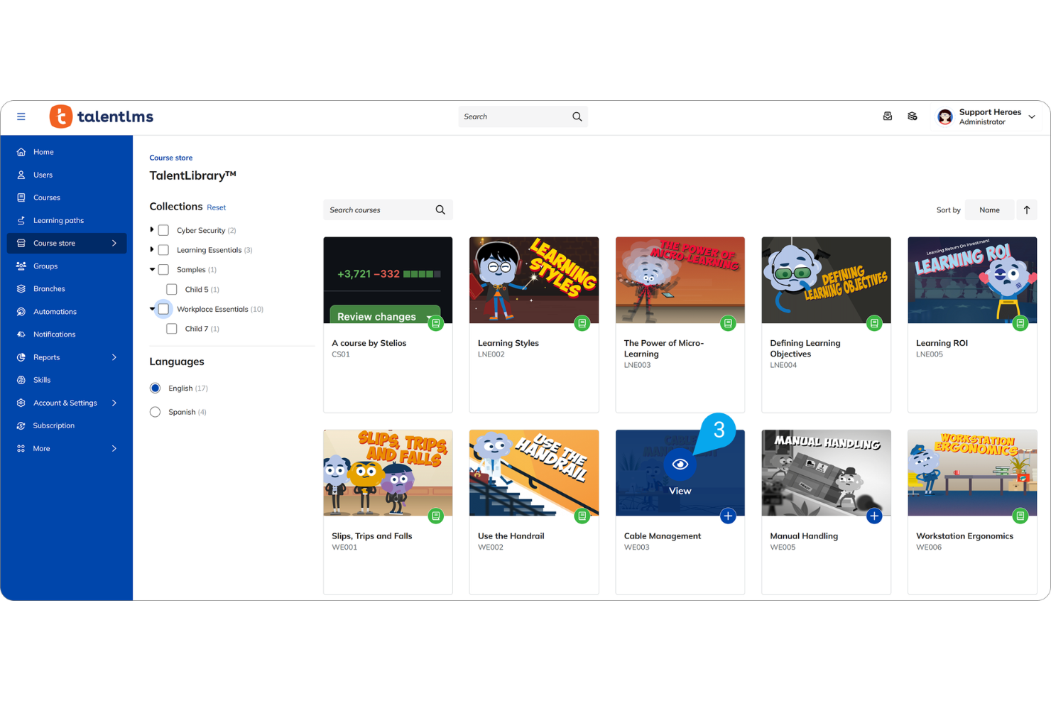  screenshot - Avis sur TalentLMS : avantages, inconvénients, fonctionnalités et tarifs expliqués