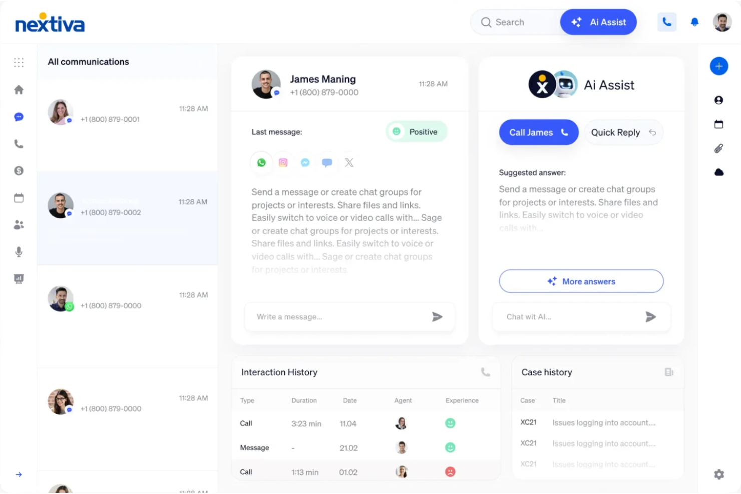  screenshot - Nextiva Review: Pros, Cons, Features and Pricing