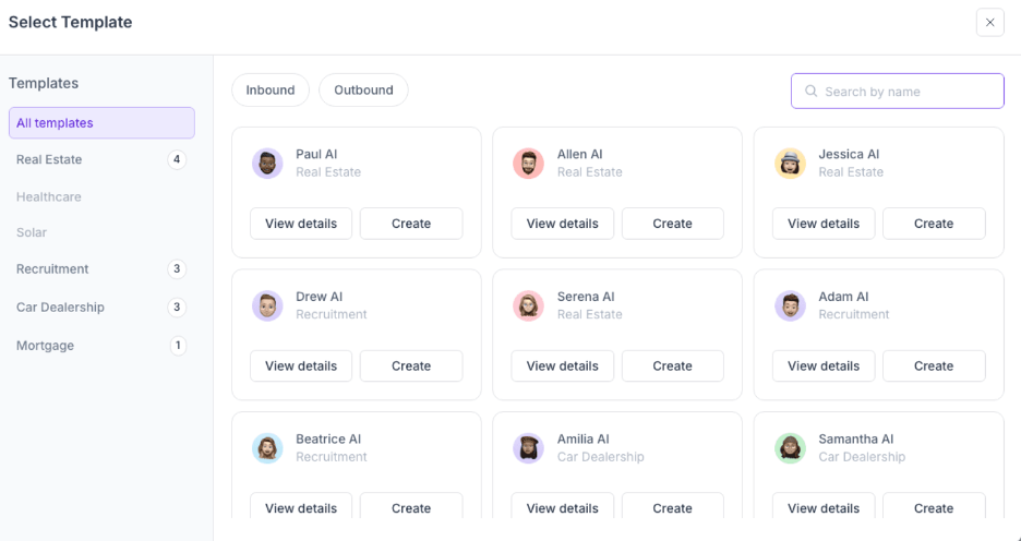 Synthflow AI screenshot - Les 10 meilleurs logiciels gratuits de centre d’appels avec IA évalués en 2026