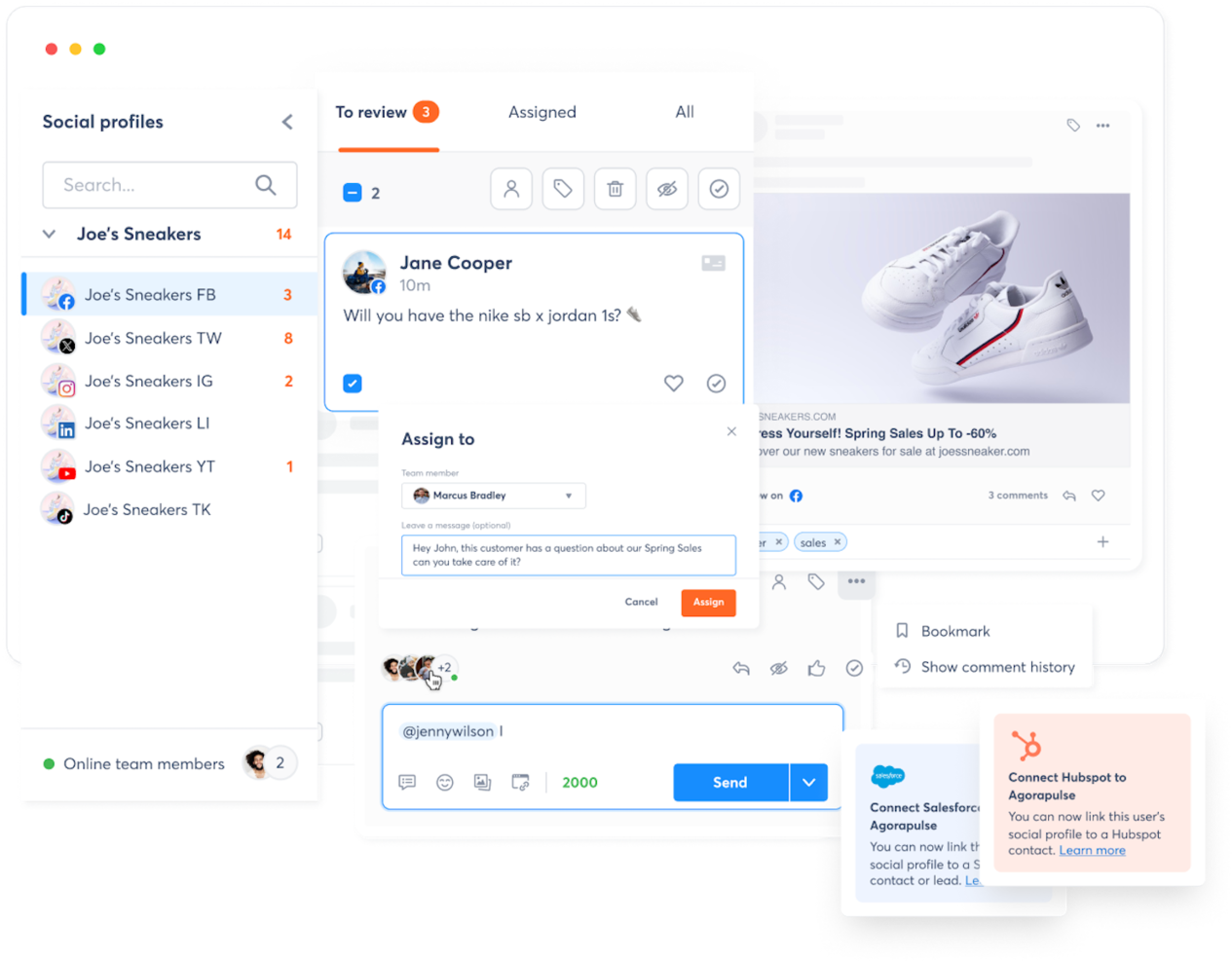 Agorapulse screenshot - 10 Beste Softwarelösungen für sozialen Kundenservice im Test 2026