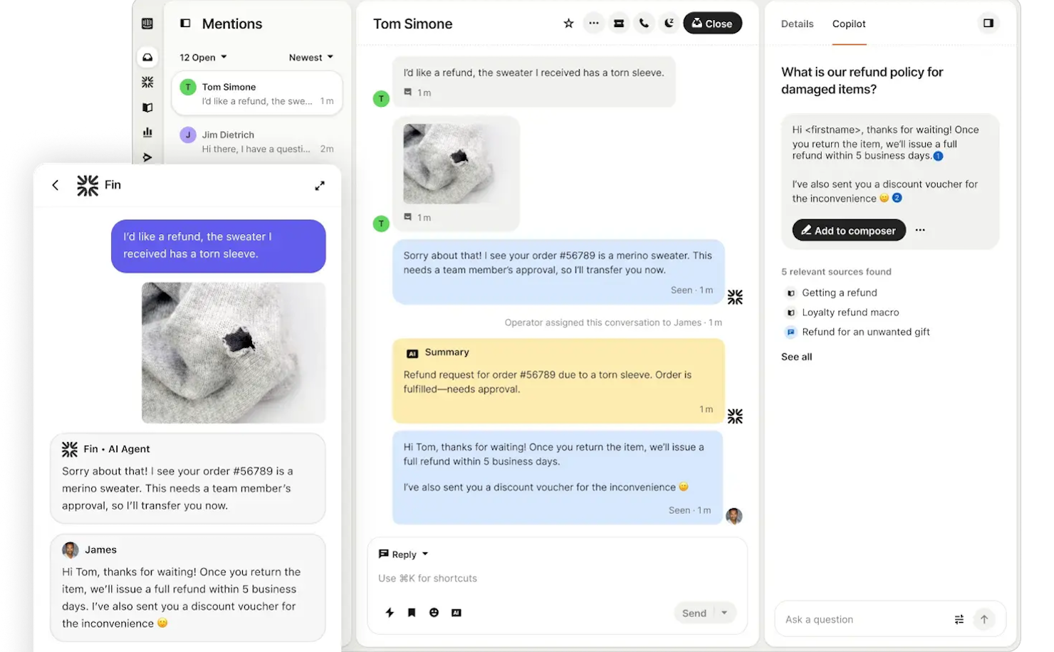 Intercom screenshot - 10 Beste Softwarelösungen für sozialen Kundenservice im Test 2026