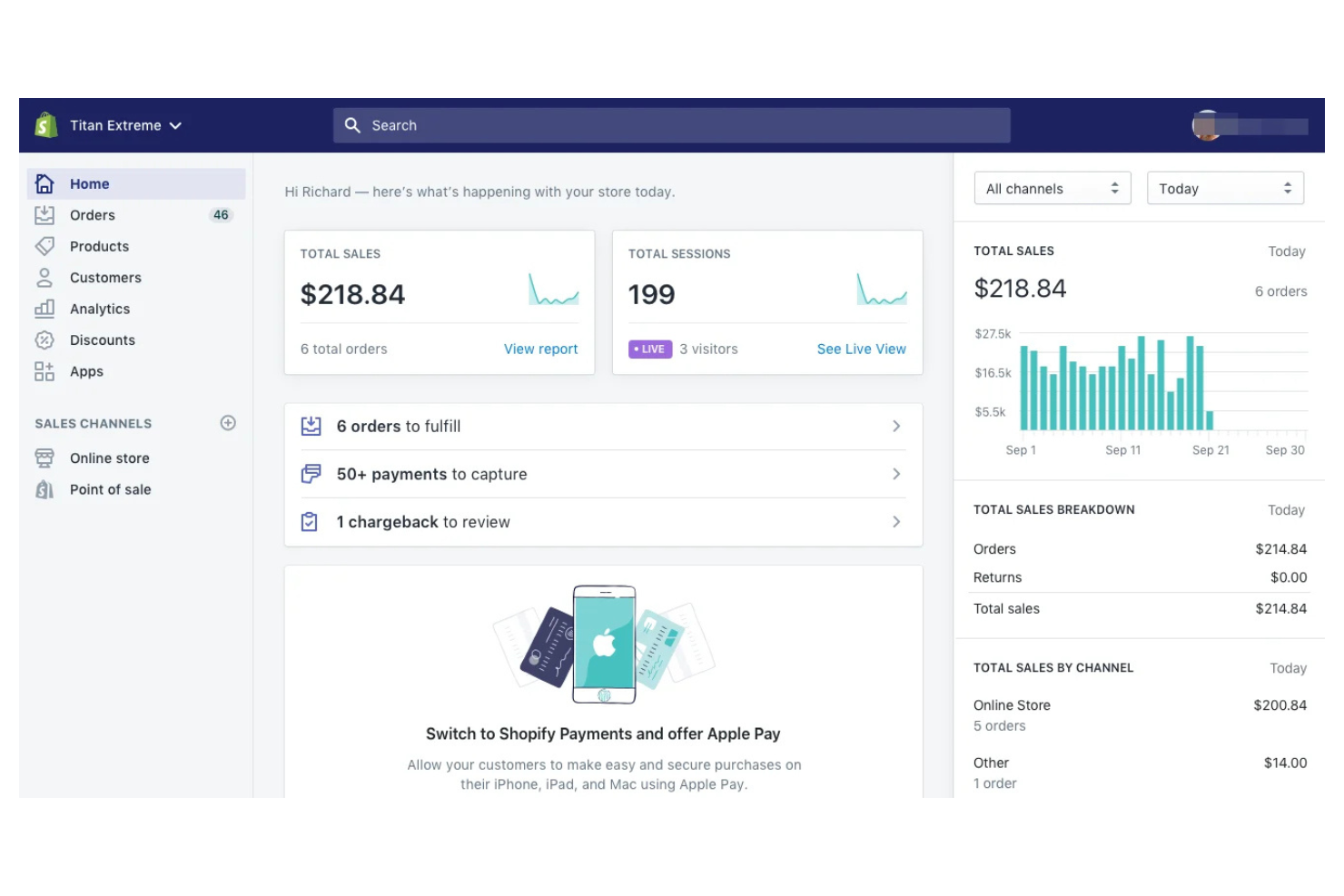 Shopify screenshot - 10 KI-Tools zur Personalisierung von Kundenerlebnissen im Jahr 2026