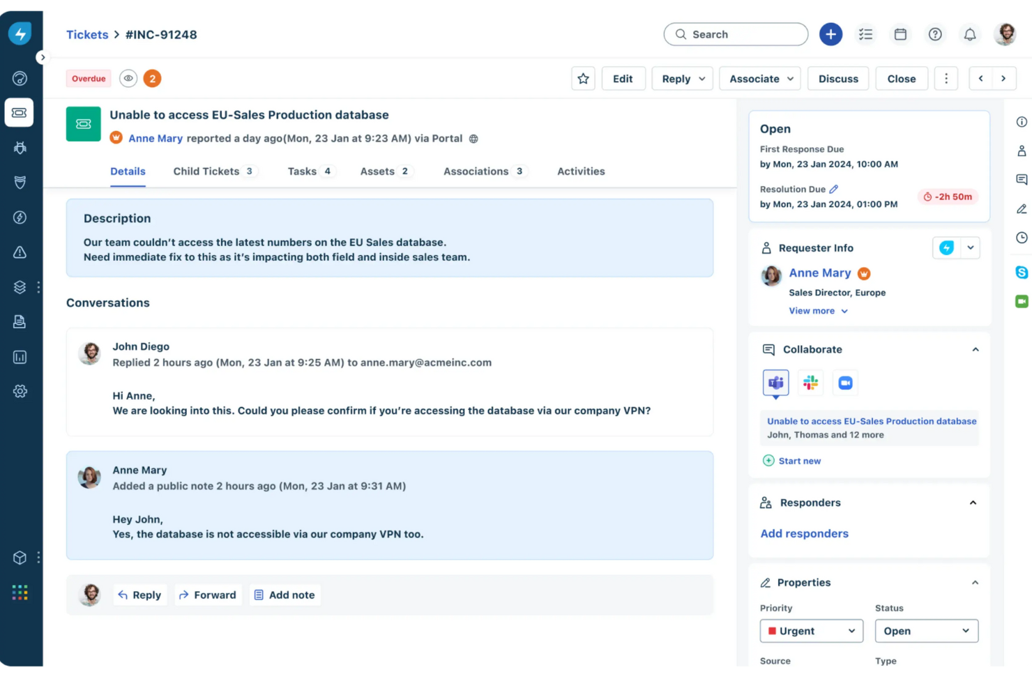 Freshservice screenshot - Die 10 besten cloudbasierten Helpdesk-Softwares im Test für 2026