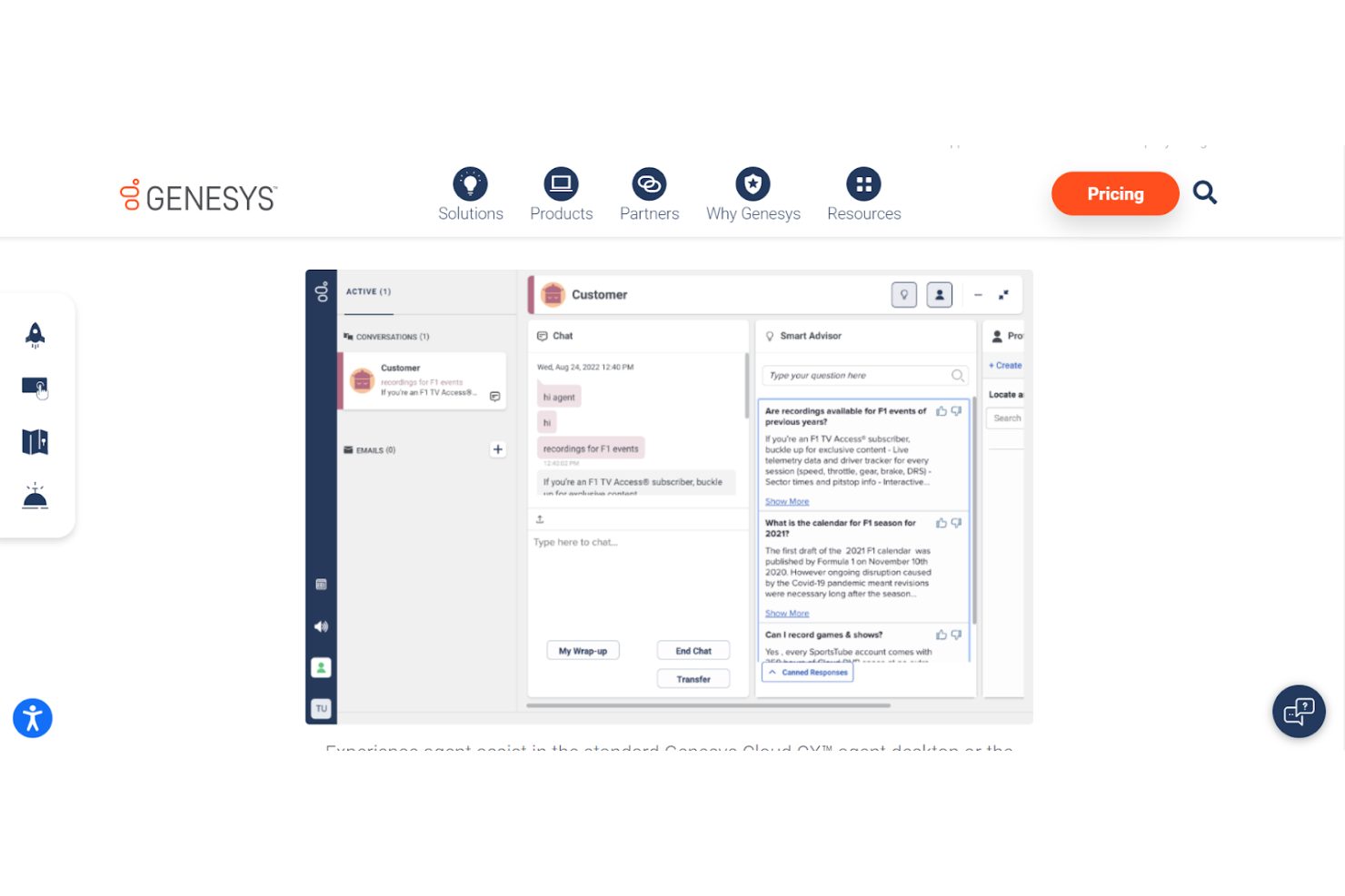 Genesys Cloud CX screenshot - 10 beste Callcenter-Skripting-Softwarelösungen des Jahres 2026