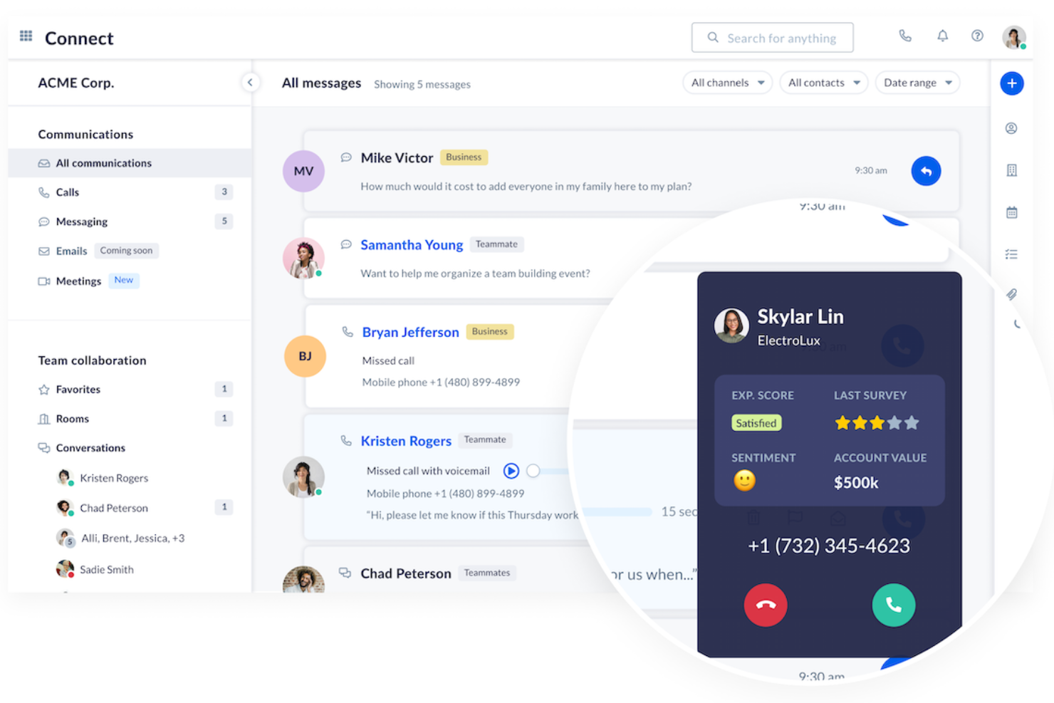 Nextiva screenshot - 10 beste KI-Kundendienstsoftware im Jahr 2026