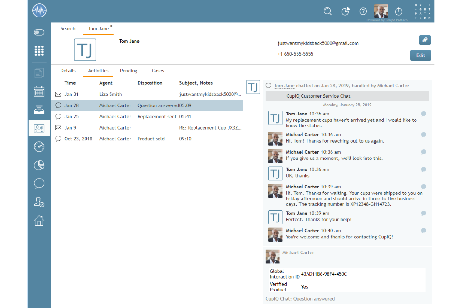 Bright Pattern screenshot - 10 beste Kontaktcenter-Software für kleine Unternehmen im Jahr 2026