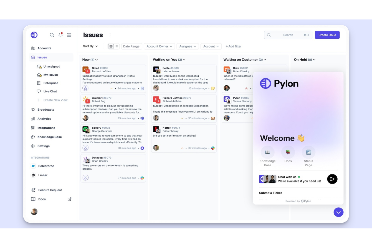 Pylon screenshot - 10 beste Odoo-Alternativen für Geschäftsmanagement im Jahr 2026