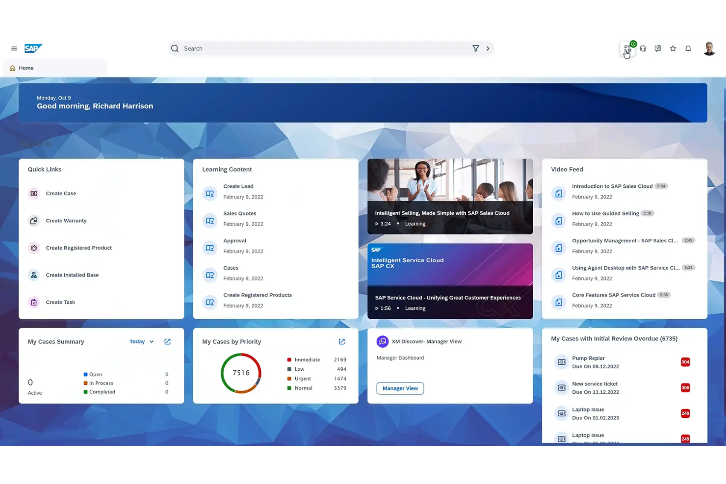 SAP Service Cloud screenshot - 10 Alternativen zu HubSpot Service Hub, die Sie 2026 in Betracht ziehen sollten