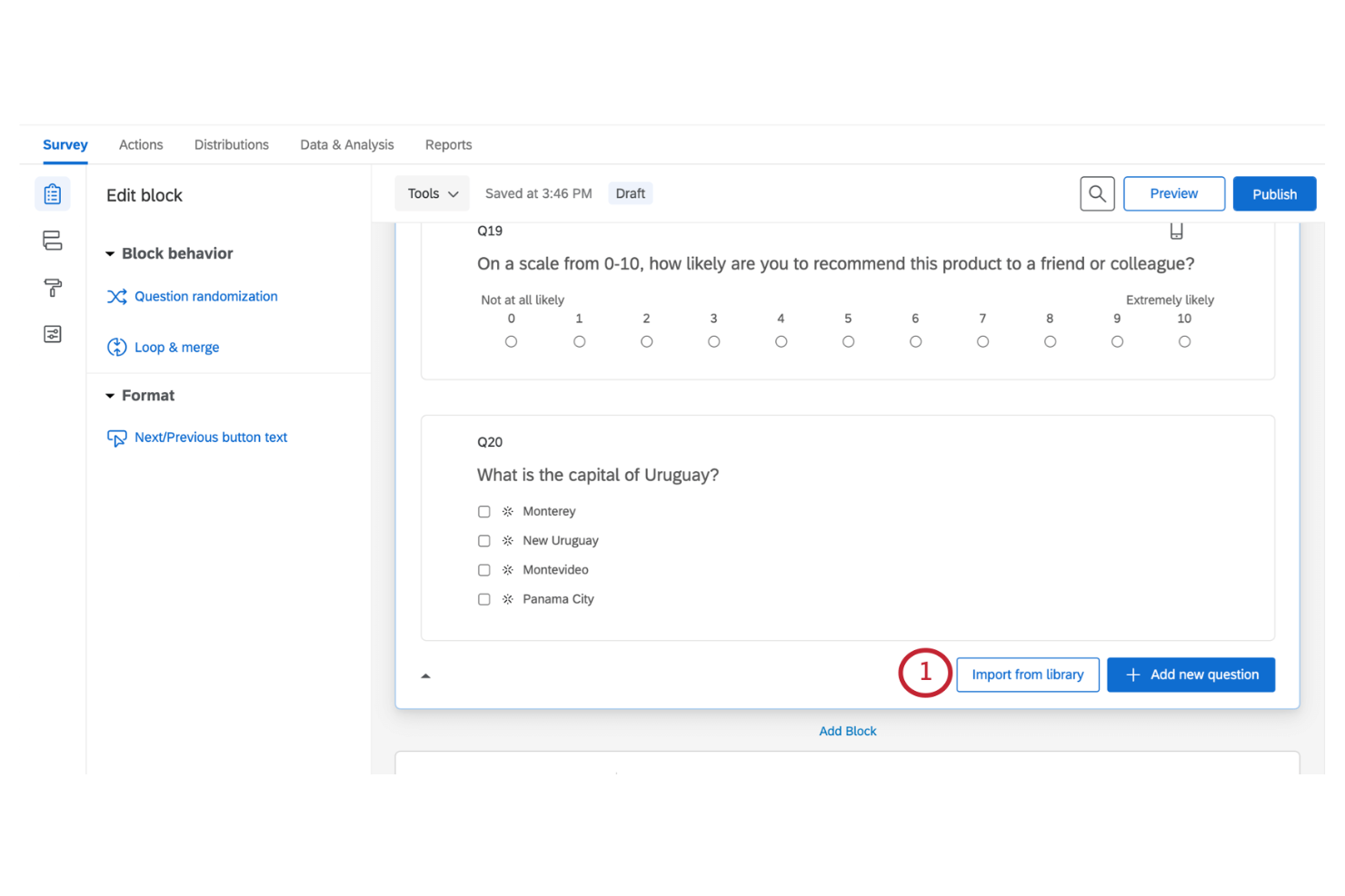 Qualtrics screenshot - Las 10 mejores alternativas a Typeform para encuestas de clientes en 2026