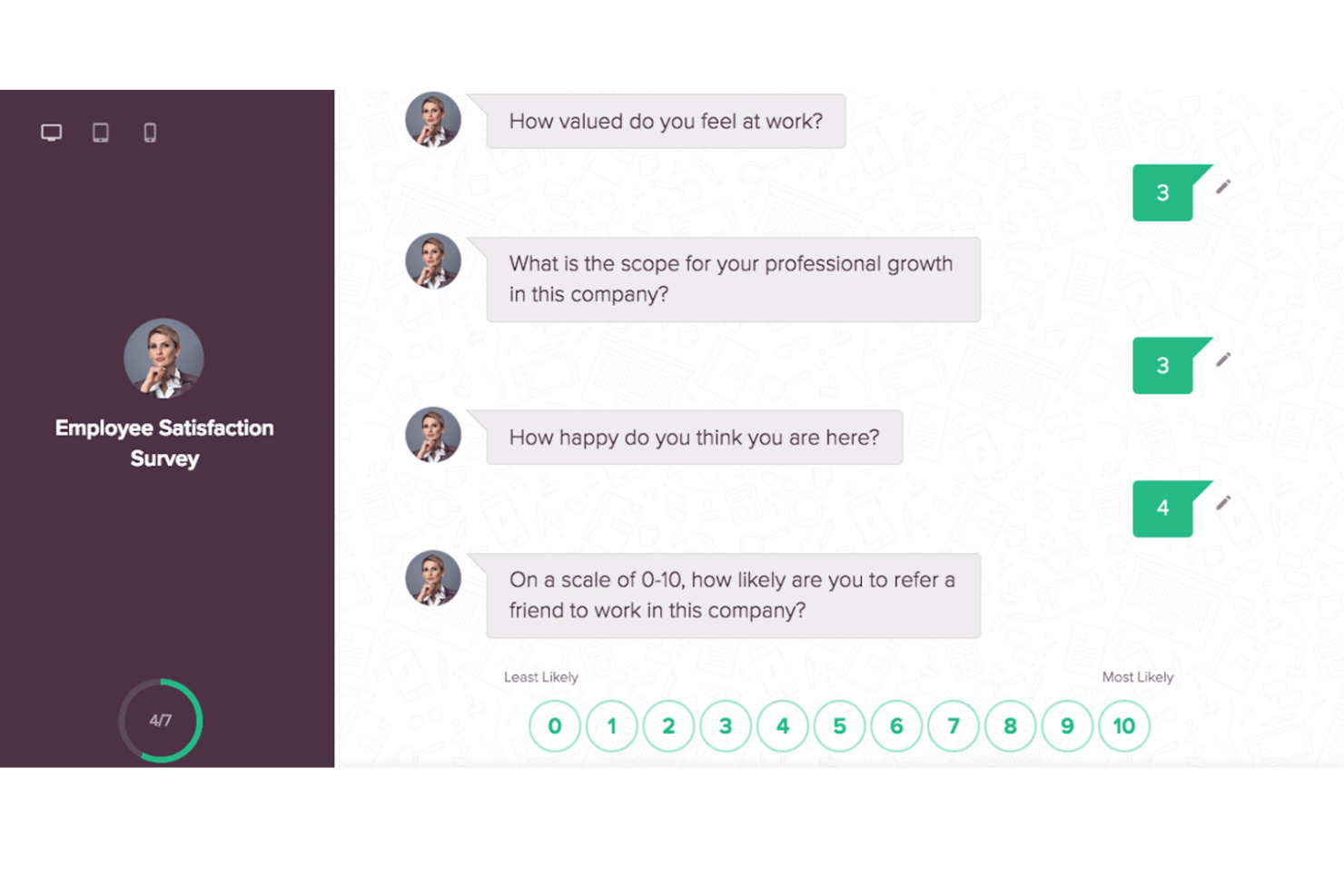 SurveySparrow screenshot - Las 10 mejores herramientas de encuestas a clientes analizadas en 2026