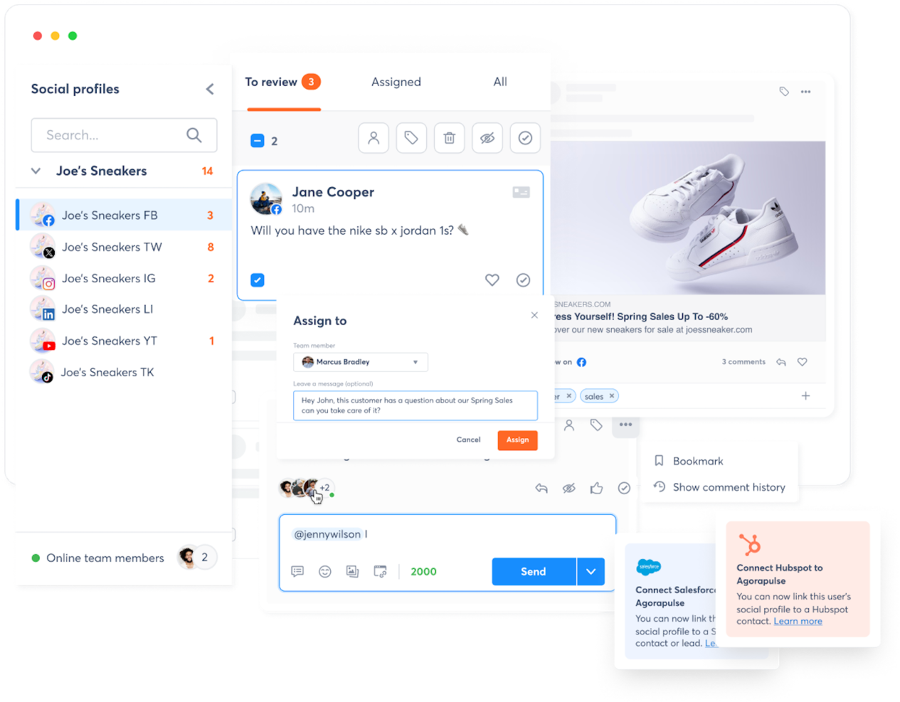 Agorapulse screenshot - 10 Migliori Software di Assistenza Clienti Social Recensiti Nel 2026