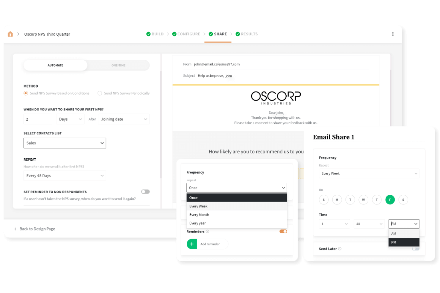 SurveySparrow screenshot - Los 10 mejores programas de análisis de encuestas de 2026: comparativa