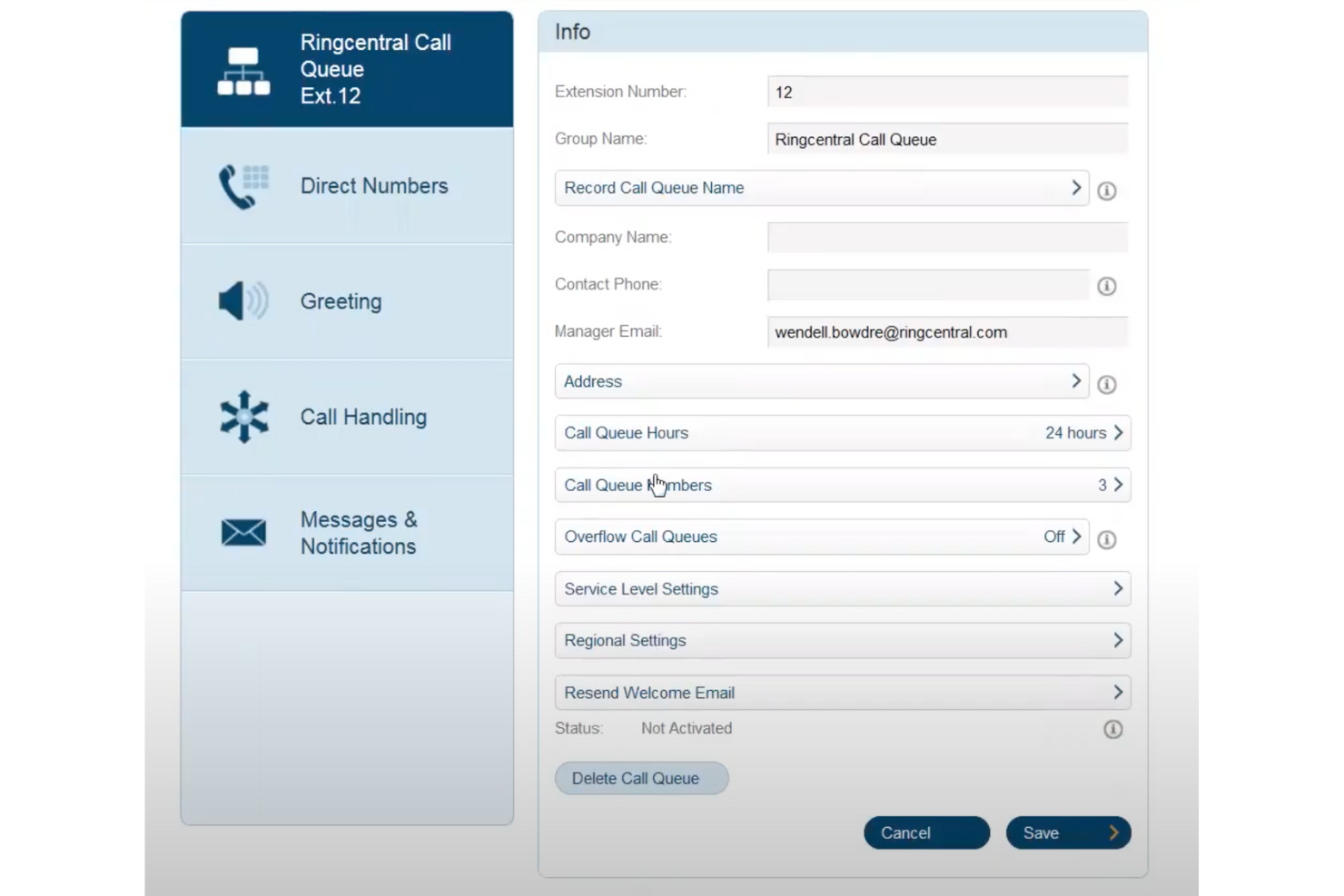 RingCentral Contact Center screenshot - I 10 migliori software per call center virtuali del 2026: confronto