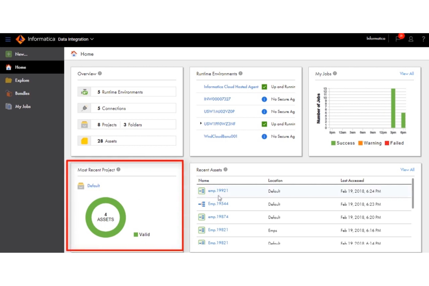 Informatica screenshot - Las 10 mejores plataformas de datos de clientes para seguros en 2026