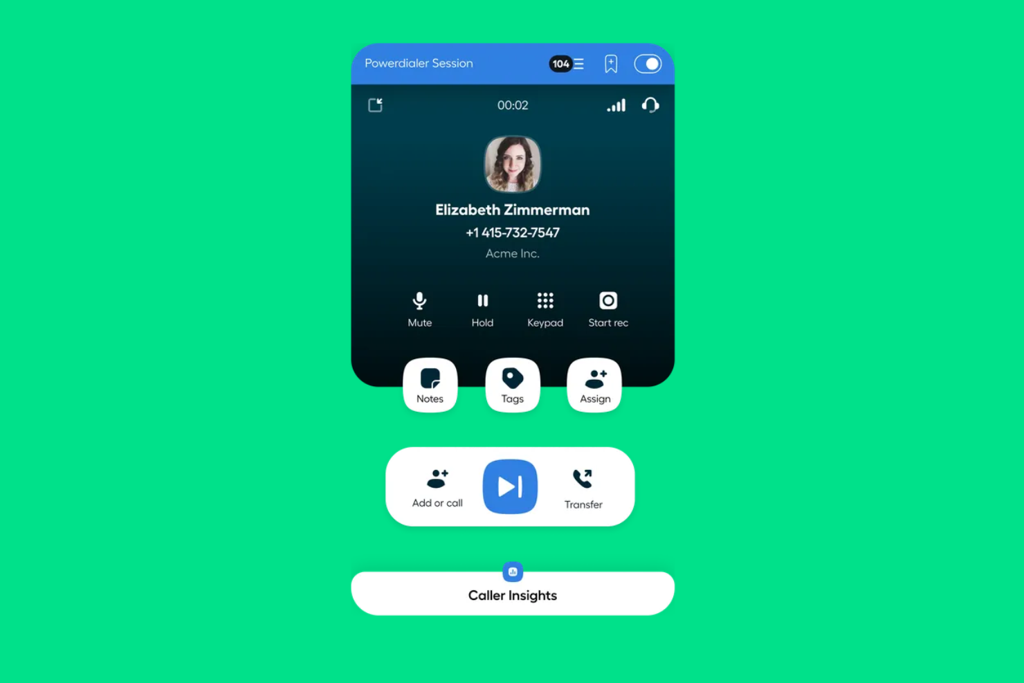Aircall screenshot - 10 beste kiesystemen voor callcenters beoordeeld in 2026
