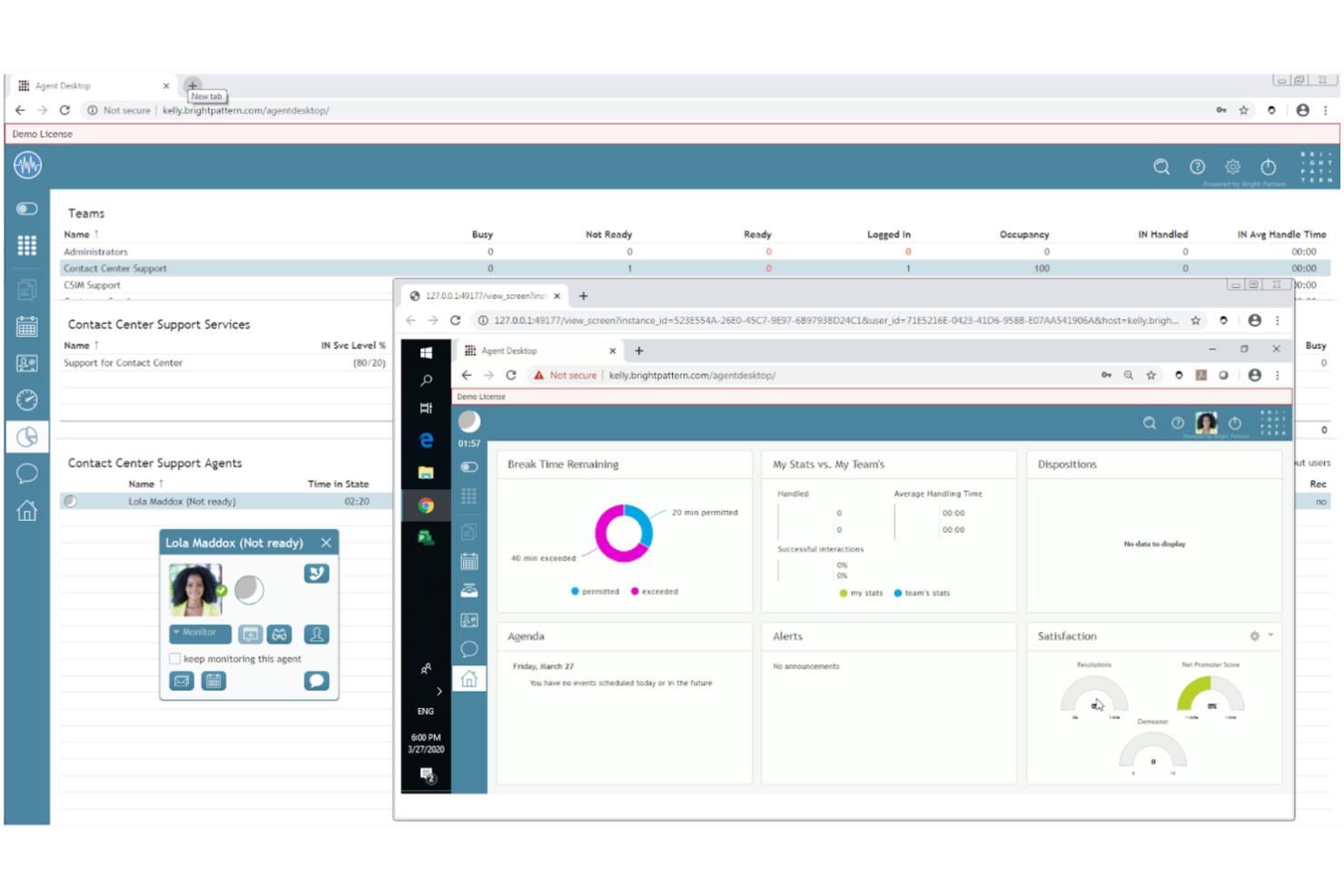 Bright Pattern screenshot - 10 beste softwareopties voor kwaliteitsborging in callcenters voor 2026