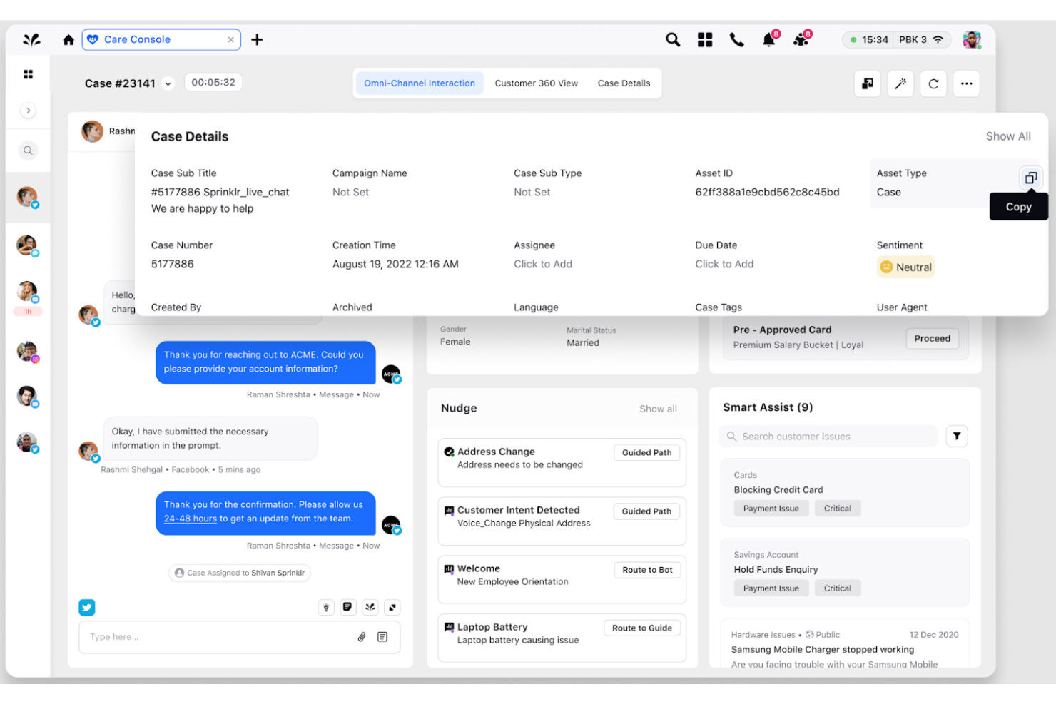 Sprinklr screenshot - 10 beste softwareopties voor kwaliteitsborging in callcenters voor 2026
