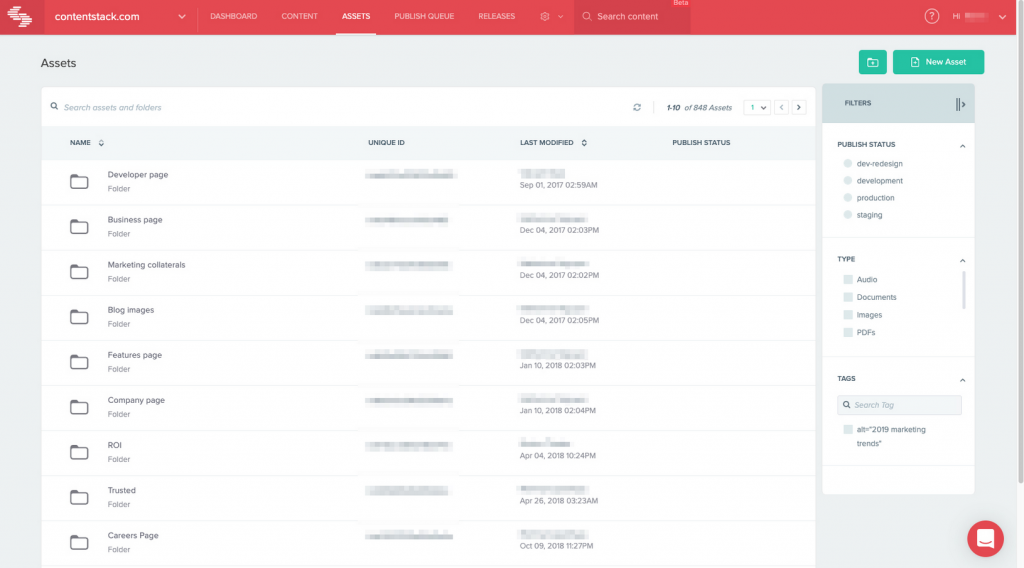 Contentstack screenshot - 10 beste digitale ervaringsplatforms beoordeeld voor 2026
