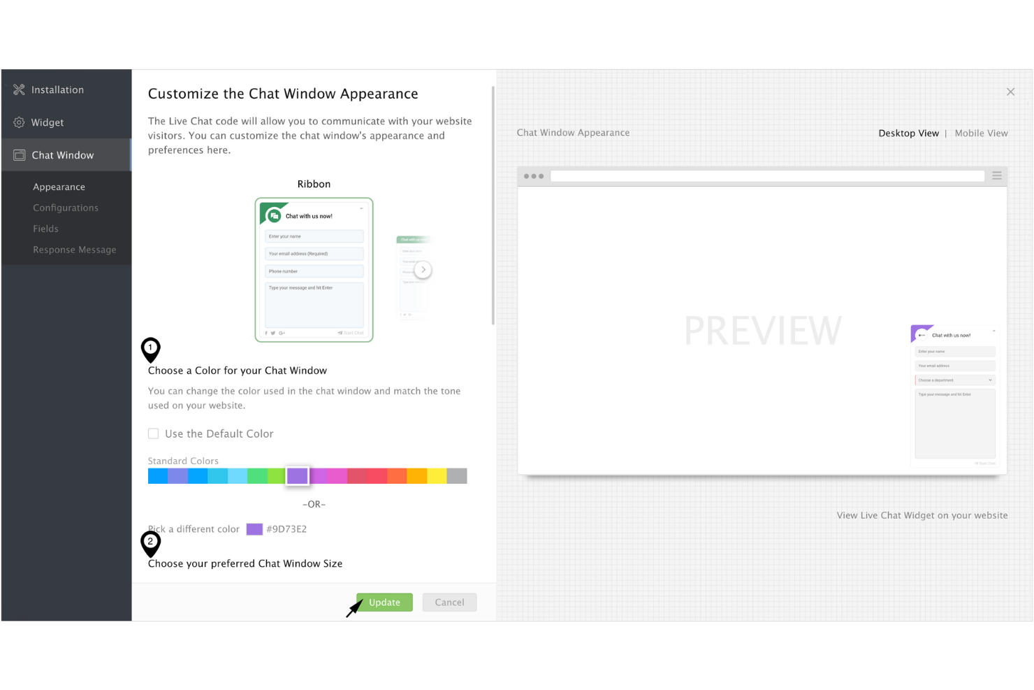 Zoho SalesIQ screenshot - 10 beste klantenservice-software van 2026