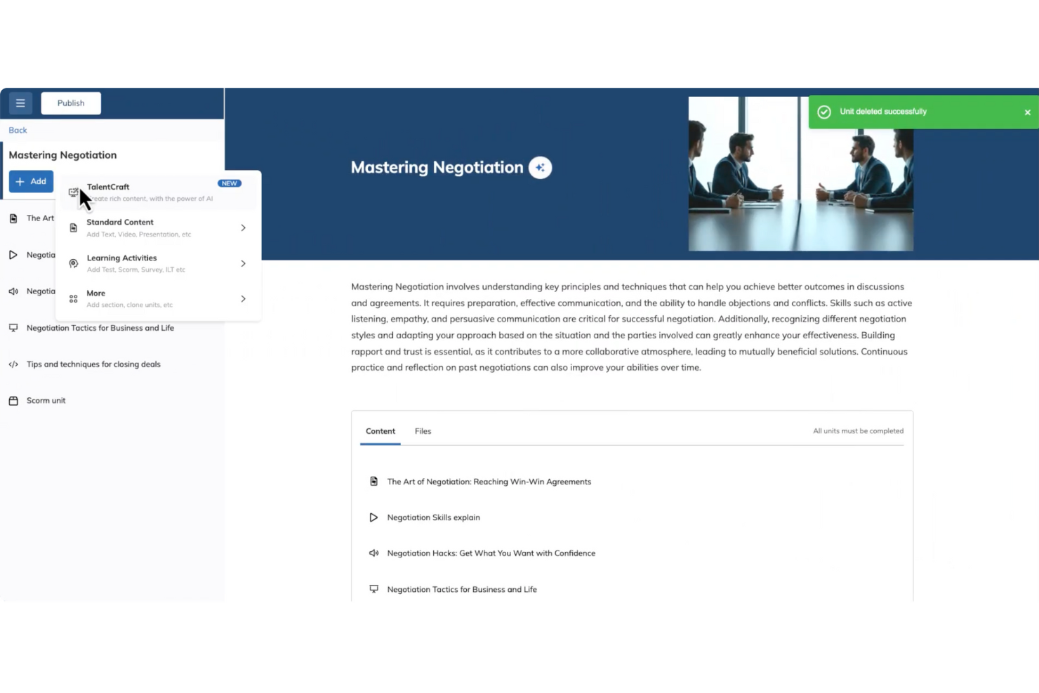 TalentLMS screenshot - 10 beste software voor klantonboarding van 2026