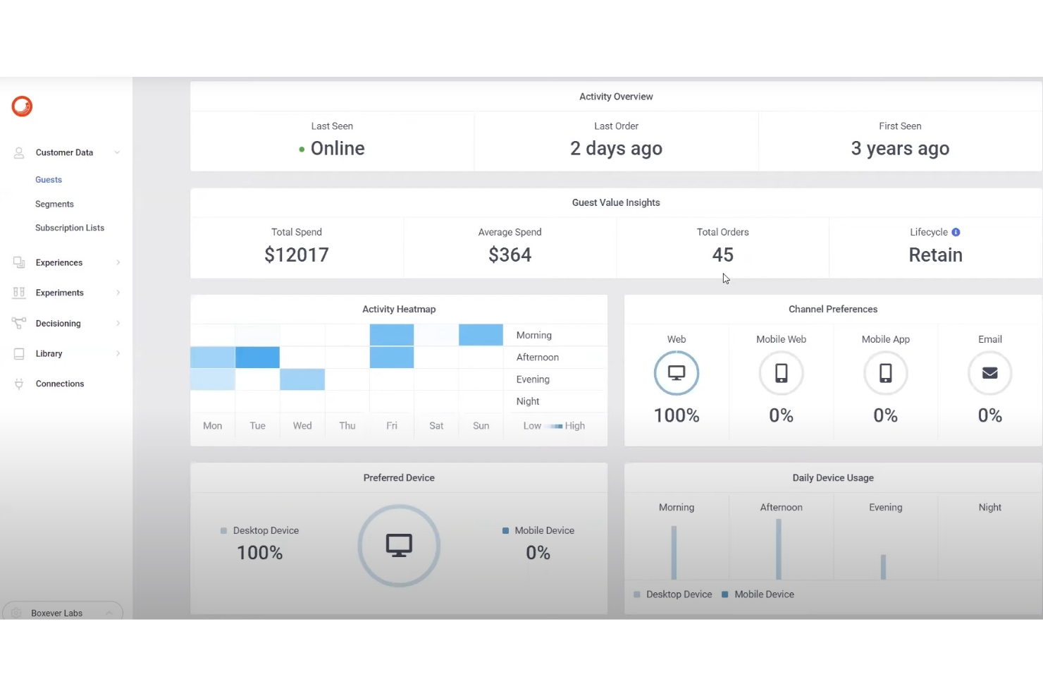 Sitecore screenshot - 10 beste platforms voor klantgegevens in het VK, beoordeeld in 2026