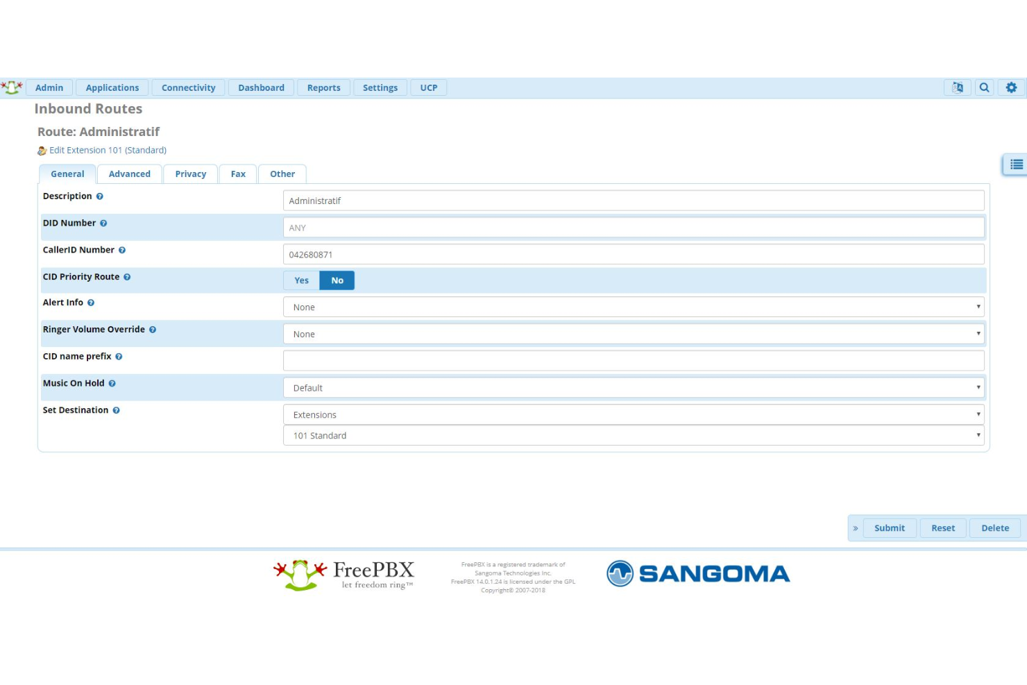 FreePBX screenshot - 13 Beste gratis VoIP-diensten in 2026
