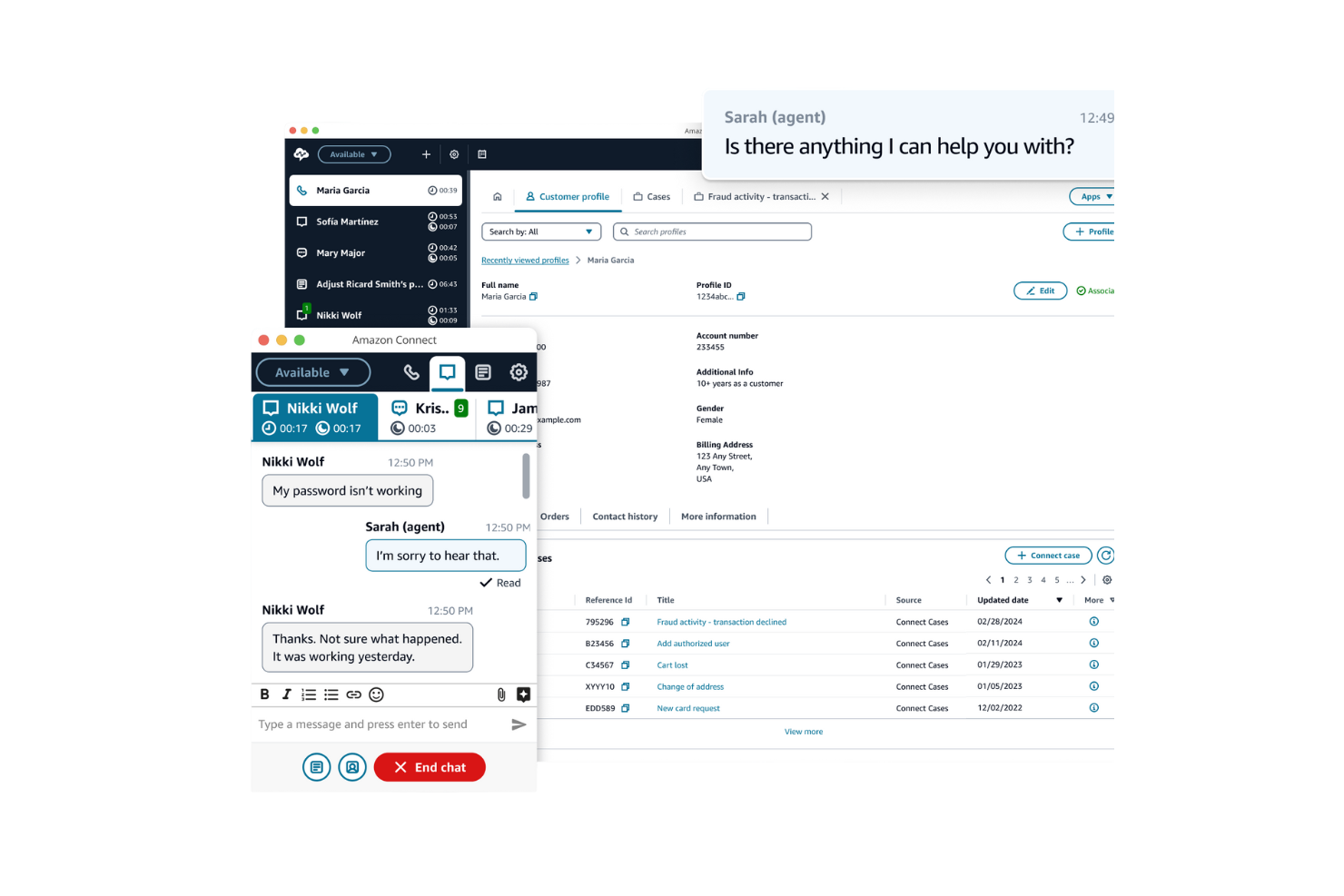 Amazon Connect screenshot - 10 beste alternatieven voor Five9 voor contactcentra in 2026