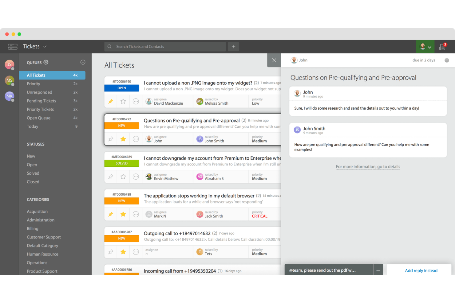HappyFox screenshot - 10 bästa Odoo-alternativen för företagsledning 2026