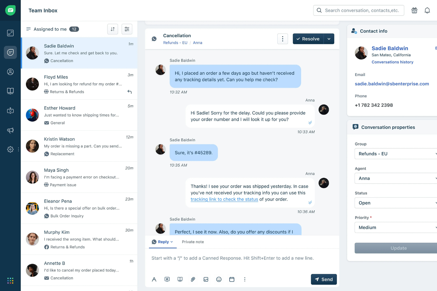 Freshdesk screenshot - 10 Sprinklr-alternativ för kundengagemang 2026
