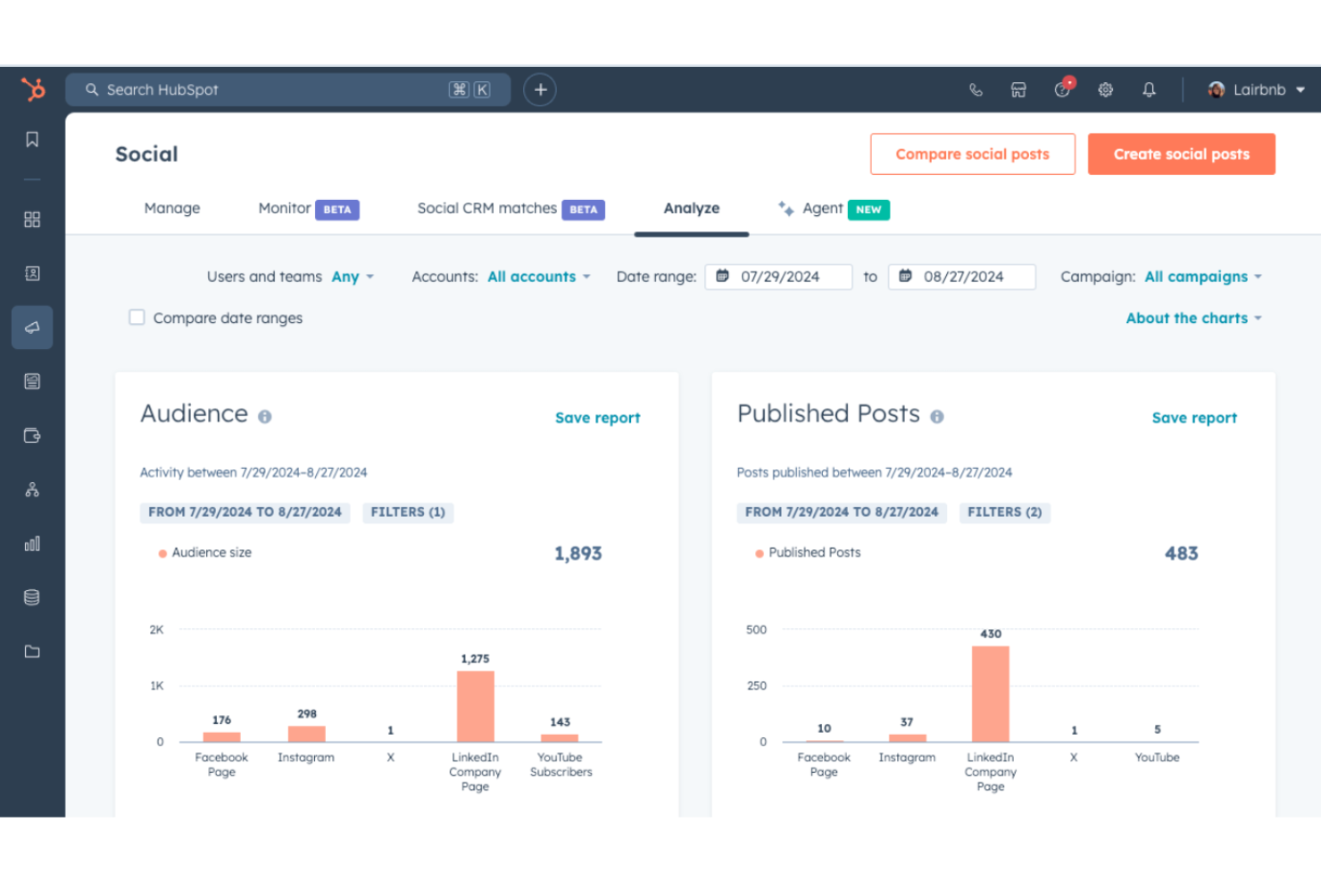 HubSpot Service Hub screenshot - De 10 bästa programvarorna för social kundtjänst – granskade 2026