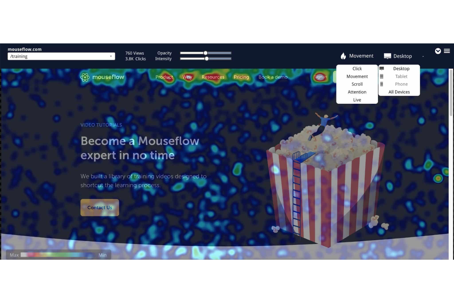 Mouseflow screenshot - 10 bästa programvarorna för kundreseanalys för 2026