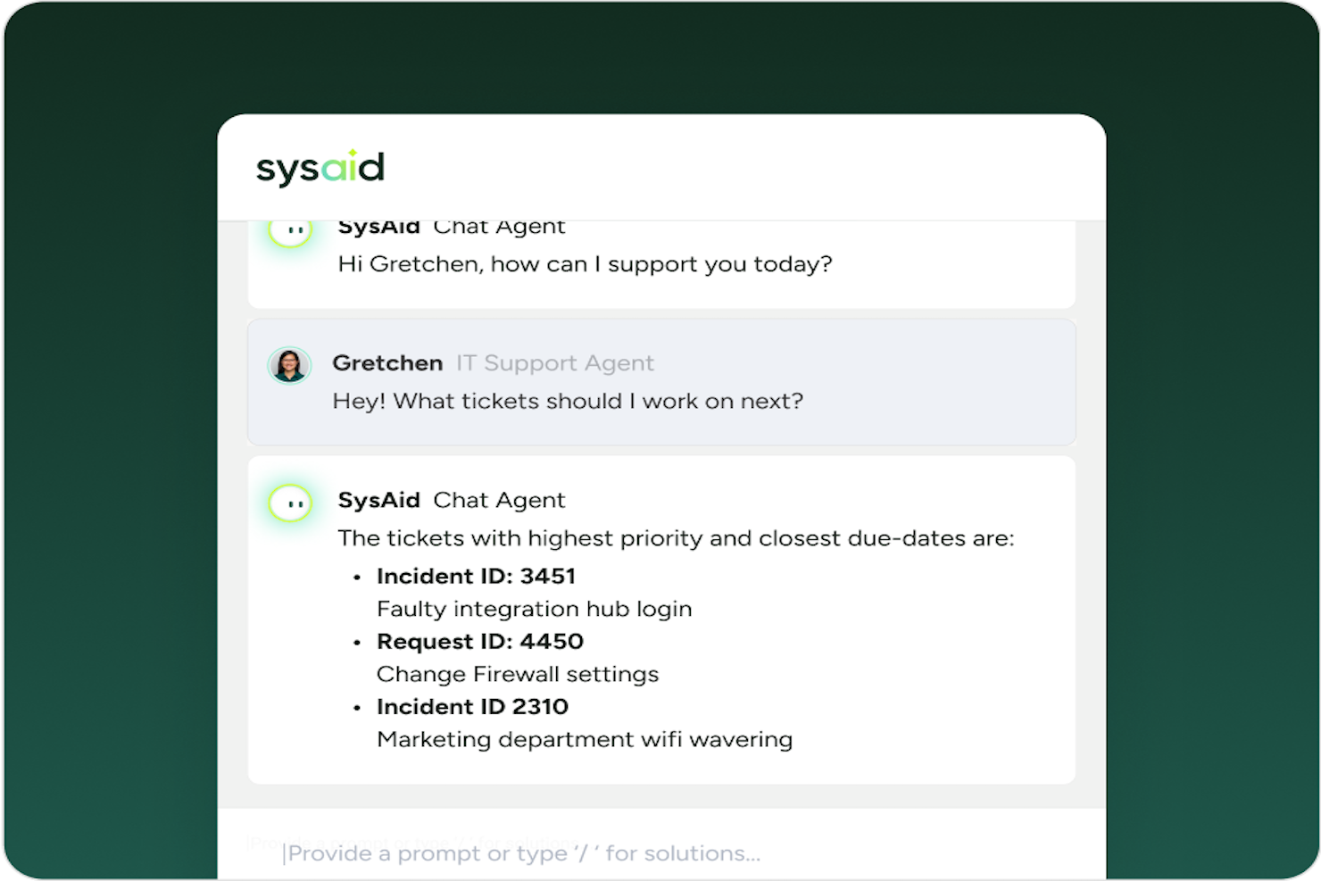 SysAid screenshot - 10 parasta tukipalvelun tietopankkia vuonna 2026: vertailu