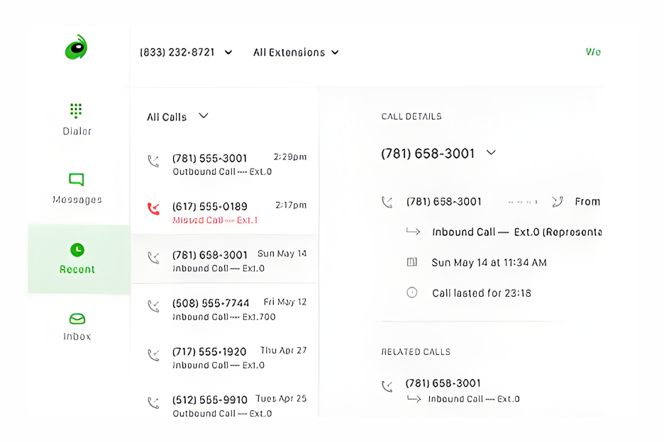 Grasshopper screenshot - Die 10 besten Dialpad-Alternativen im Test 2026