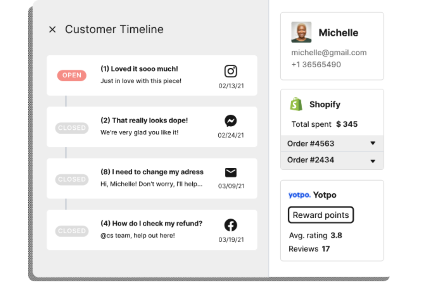 Gorgias screenshot - 10 bedste Odoo-alternativer til virksomhedsadministration i 2026