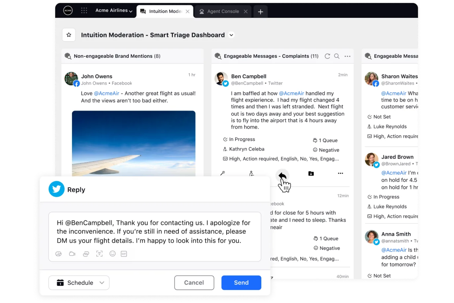 Sprinklr Service screenshot - 10 bedste softwaresystemer til håndtering af klager i 2026