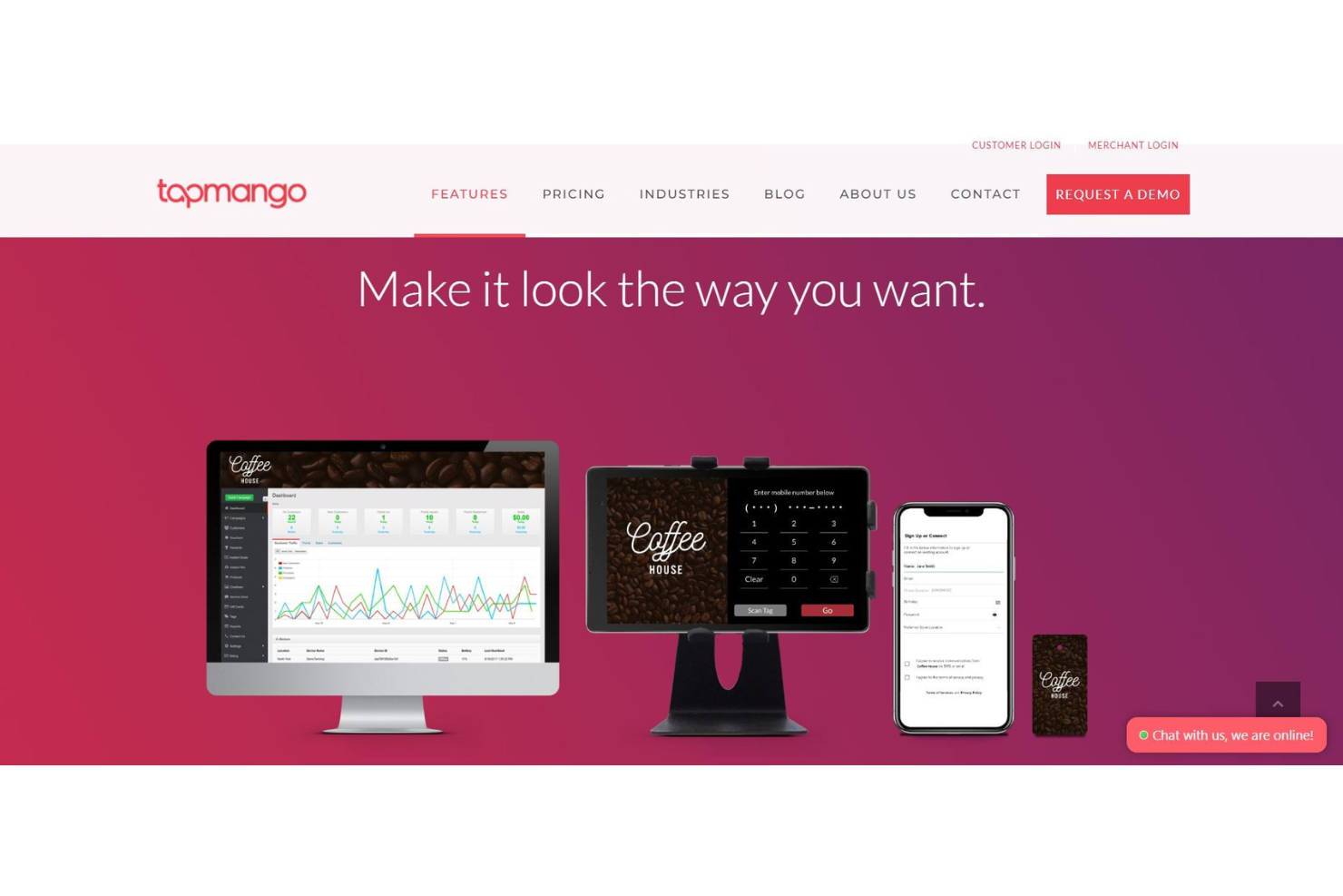 TapMango screenshot - 10 bedste softwareløsninger til kundeloyalitet i 2026: Sammenlignet