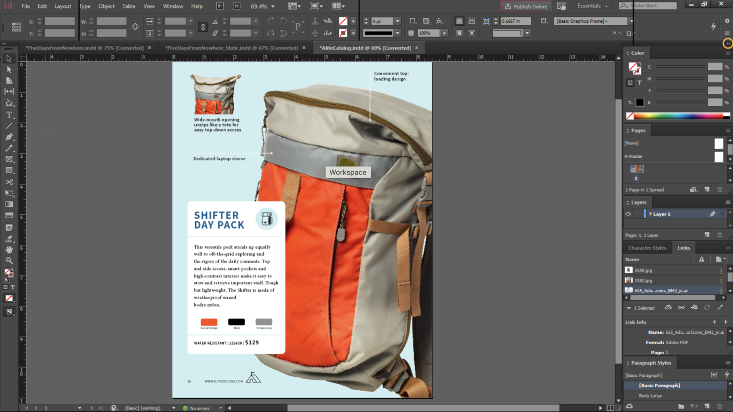InDesign CC screenshot - 10 bedste værktøjer til kunderejsekortlægning i 2026