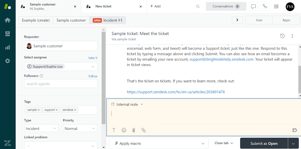 Zendesk screenshot - 10 Best Customer Success Software of 2026