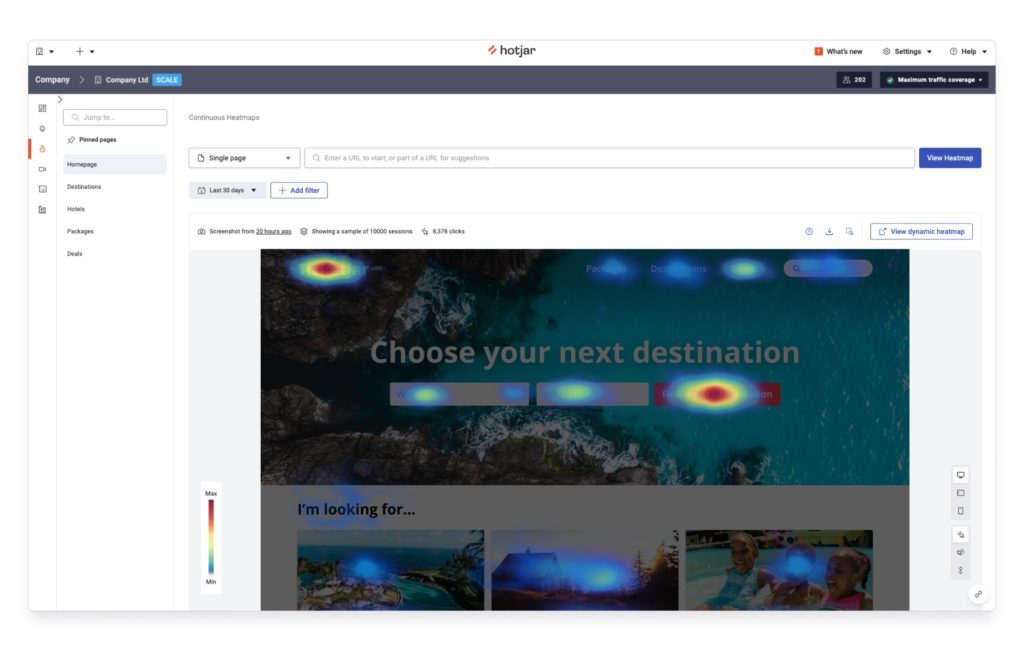 Hotjar (by Contentsquare) screenshot - 10 Best Website Analytics Tools for Visitor Stats in 2026