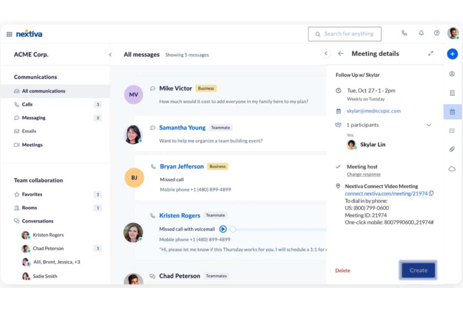 Nextiva screenshot - 10 Best AI Call Center Software Reviewed in 2026