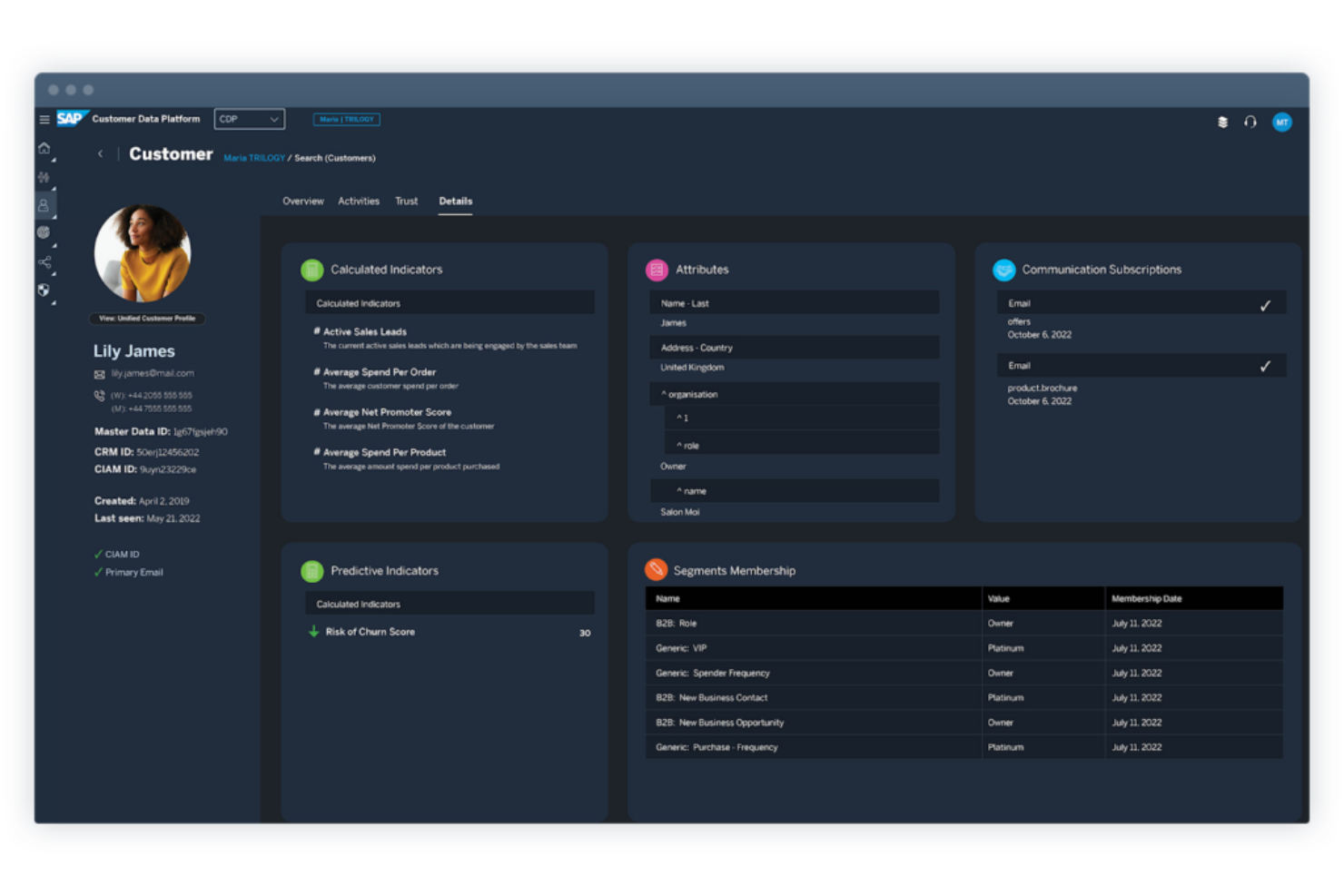 SAP Customer Data Platform screenshot - 10 Best Customer Data Management Software Reviewed in 2026