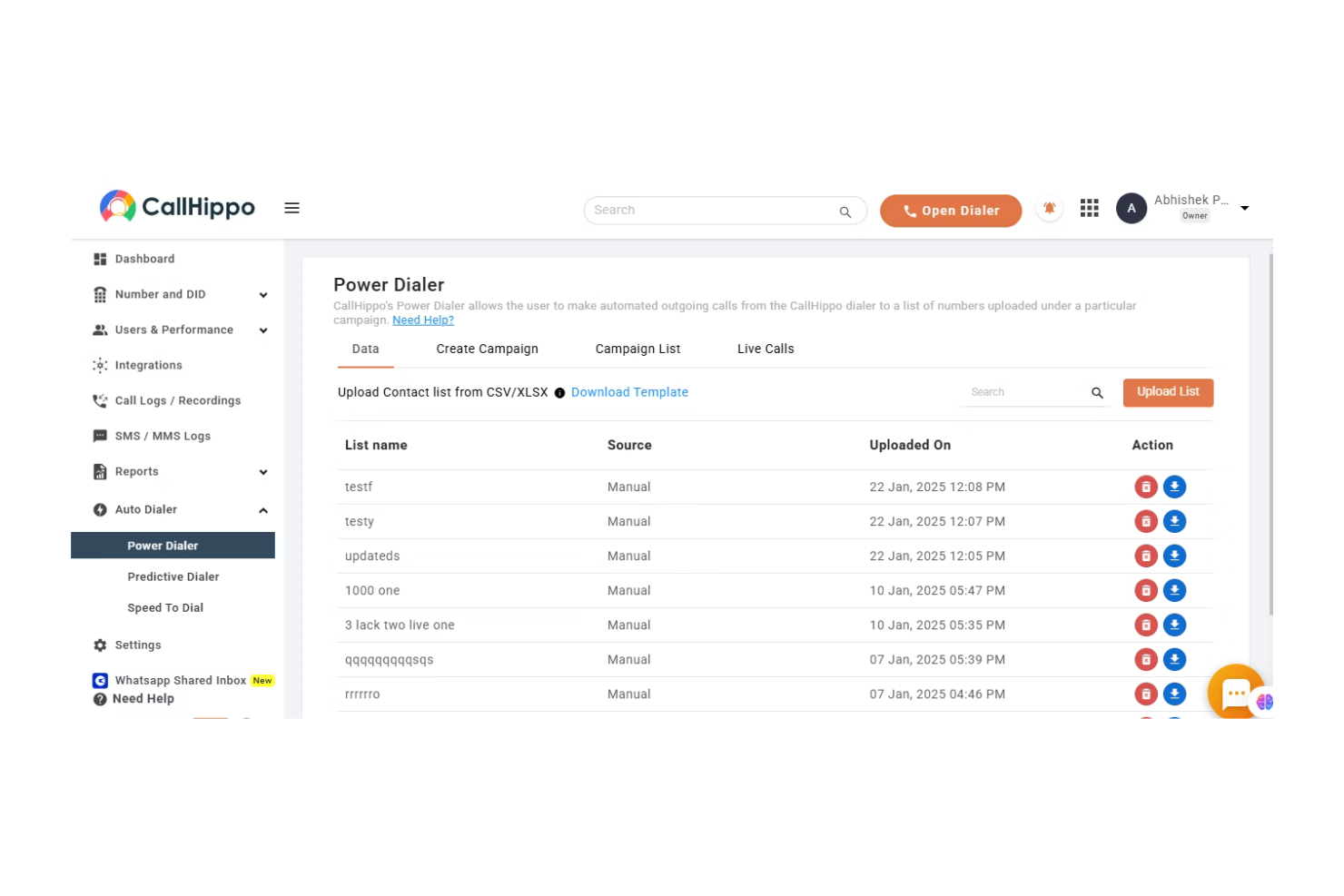 CallHippo screenshot - 10 Best Call Center Recording Software Reviewed in 2026