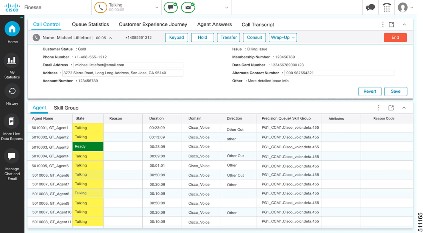 Cisco Finesse screenshot - 10 Best Call Center Agent Desktop Software for 2026