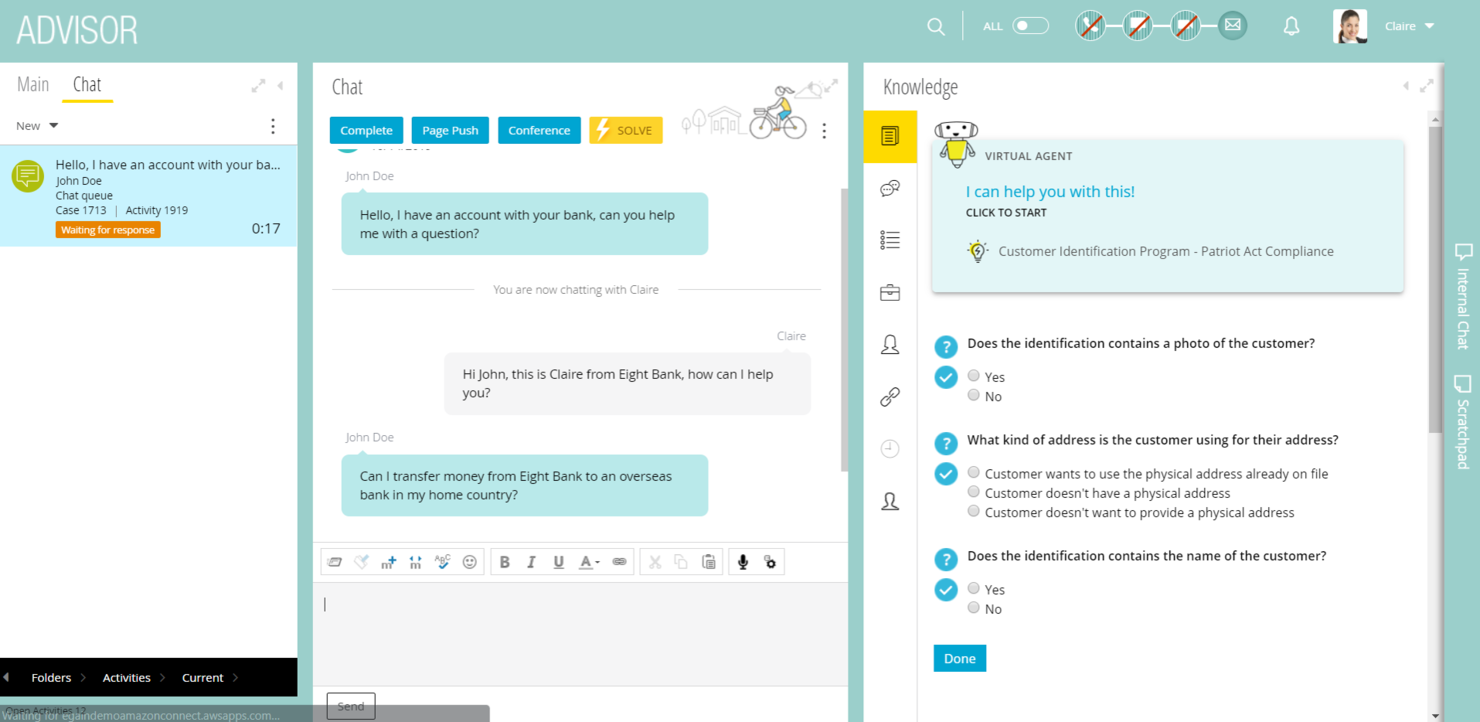 eGain screenshot - 10 Best Call Center Agent Desktop Software for 2026